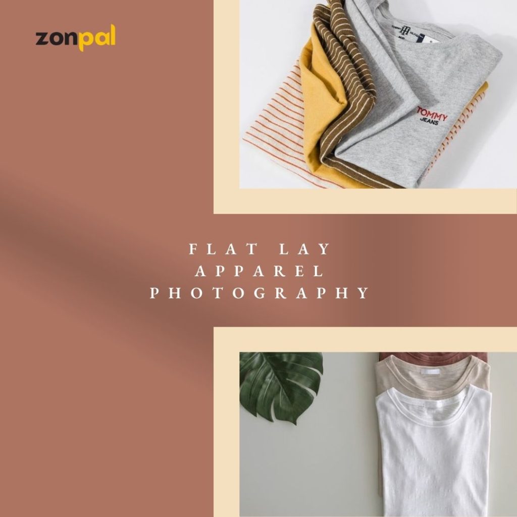 Flat Lay Apparel Photography at Zonpal