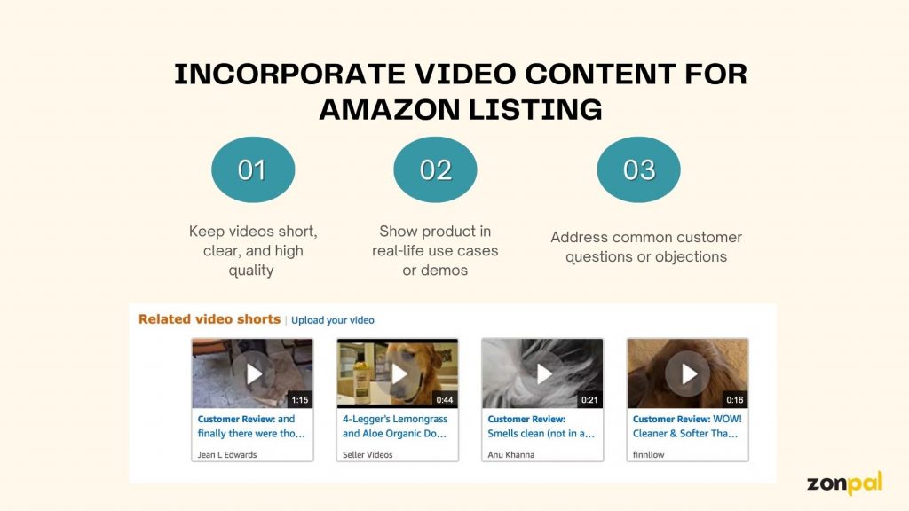amazon listing