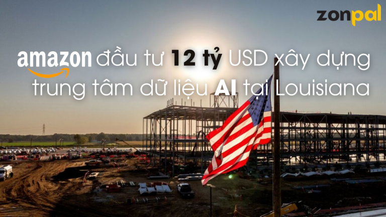 Amazon đầu tư 12 tỷ USD xây dựng trung tâm dữ liệu AI tại Louisiana