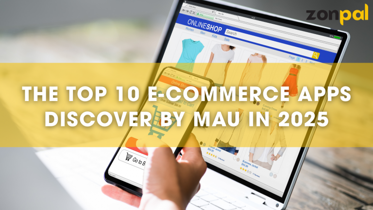 The top 10 e-commerce apps discover by MAU in 2025