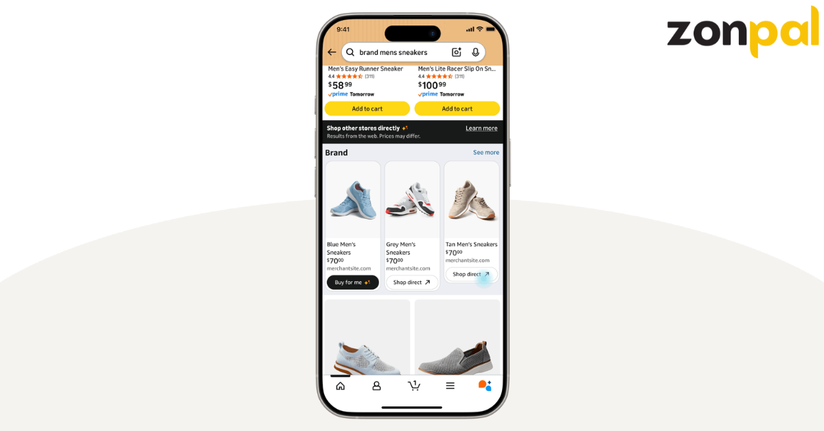 This is the most explosive value of Shop Direct: Your brand can appear on Amazon without actually "selling" on Amazon.
