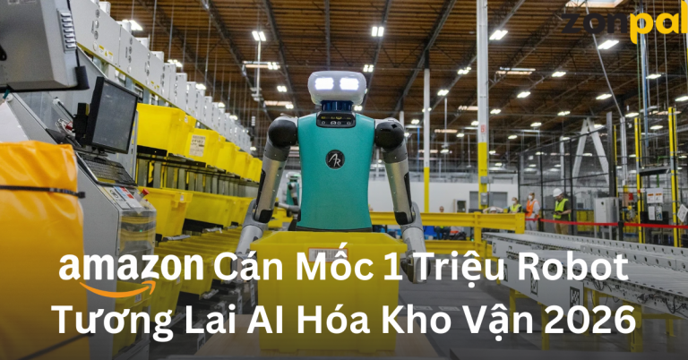 Amazon Cán Mốc 1 Triệu Robot