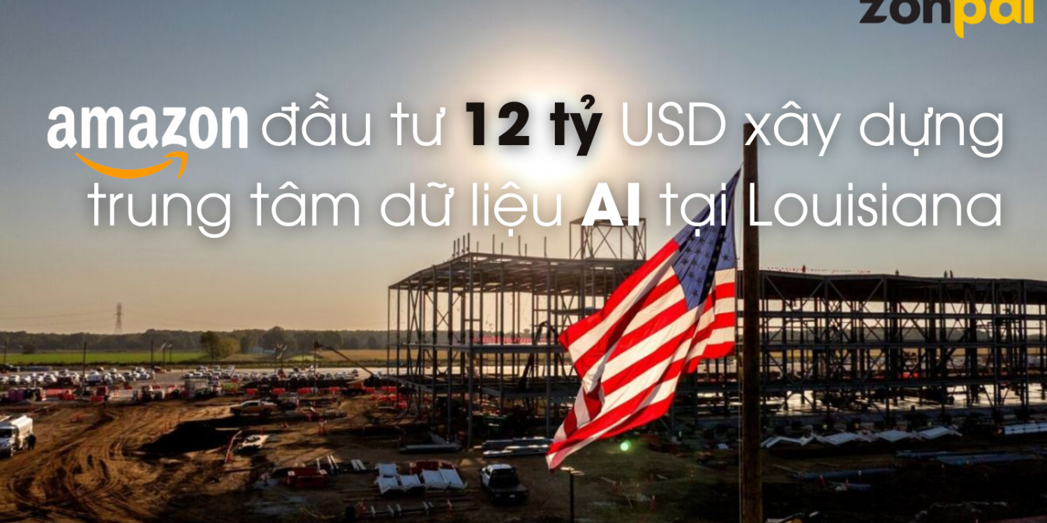 Amazon đầu tư 12 tỷ USD xây dựng trung tâm dữ liệu AI tại Louisiana