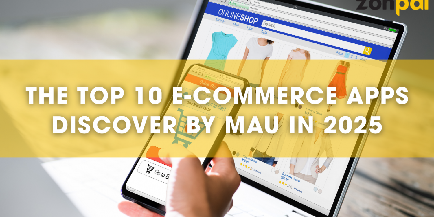 The top 10 e-commerce apps discover by MAU in 2025